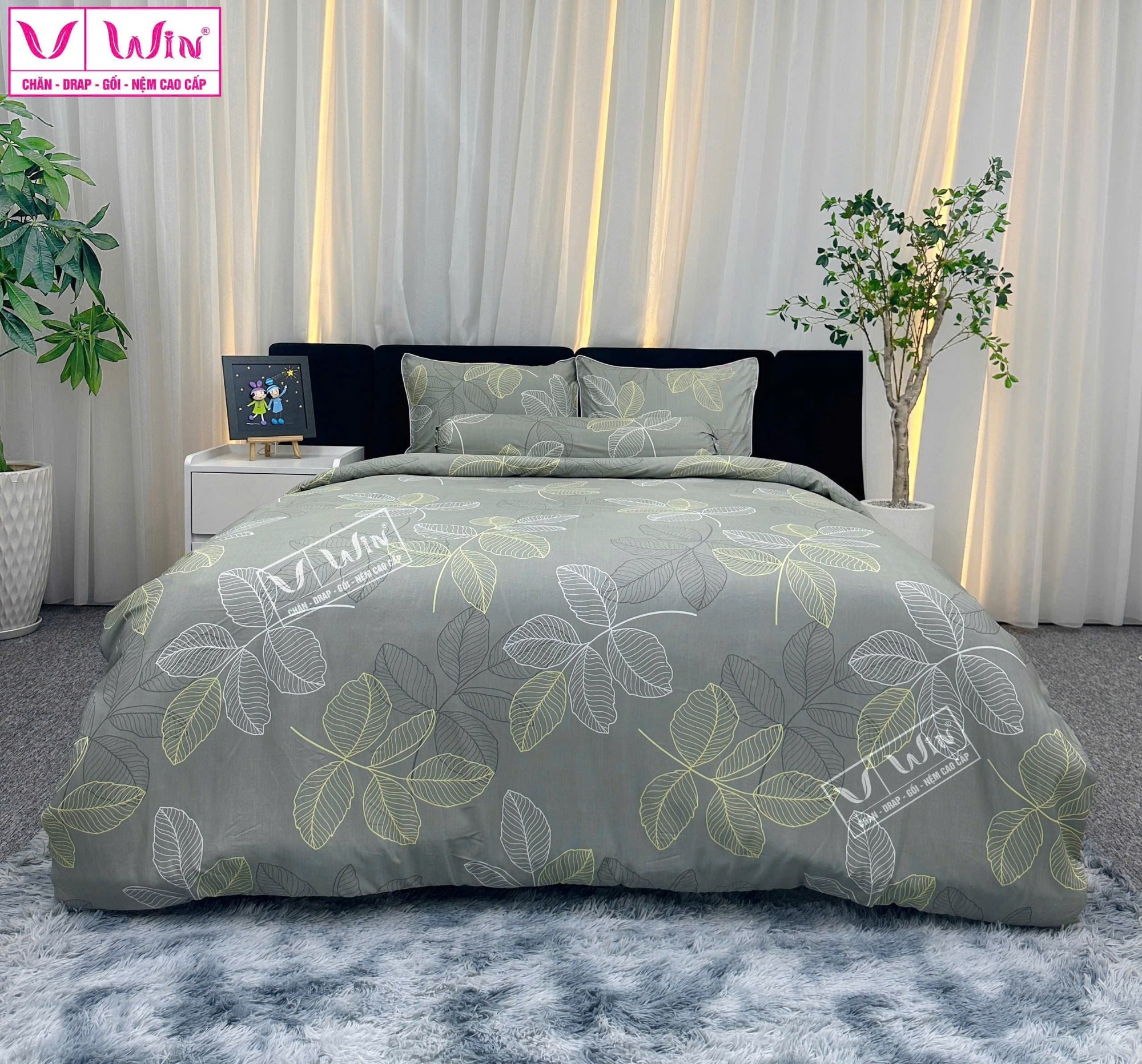 Bộ chăn ga Tencel cao cấp Thắng Lợi MSP830