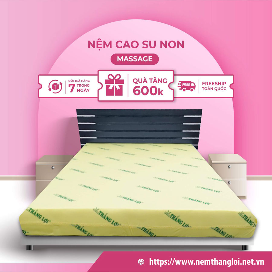 NỆM CAO SU NON THẮNG LỢI