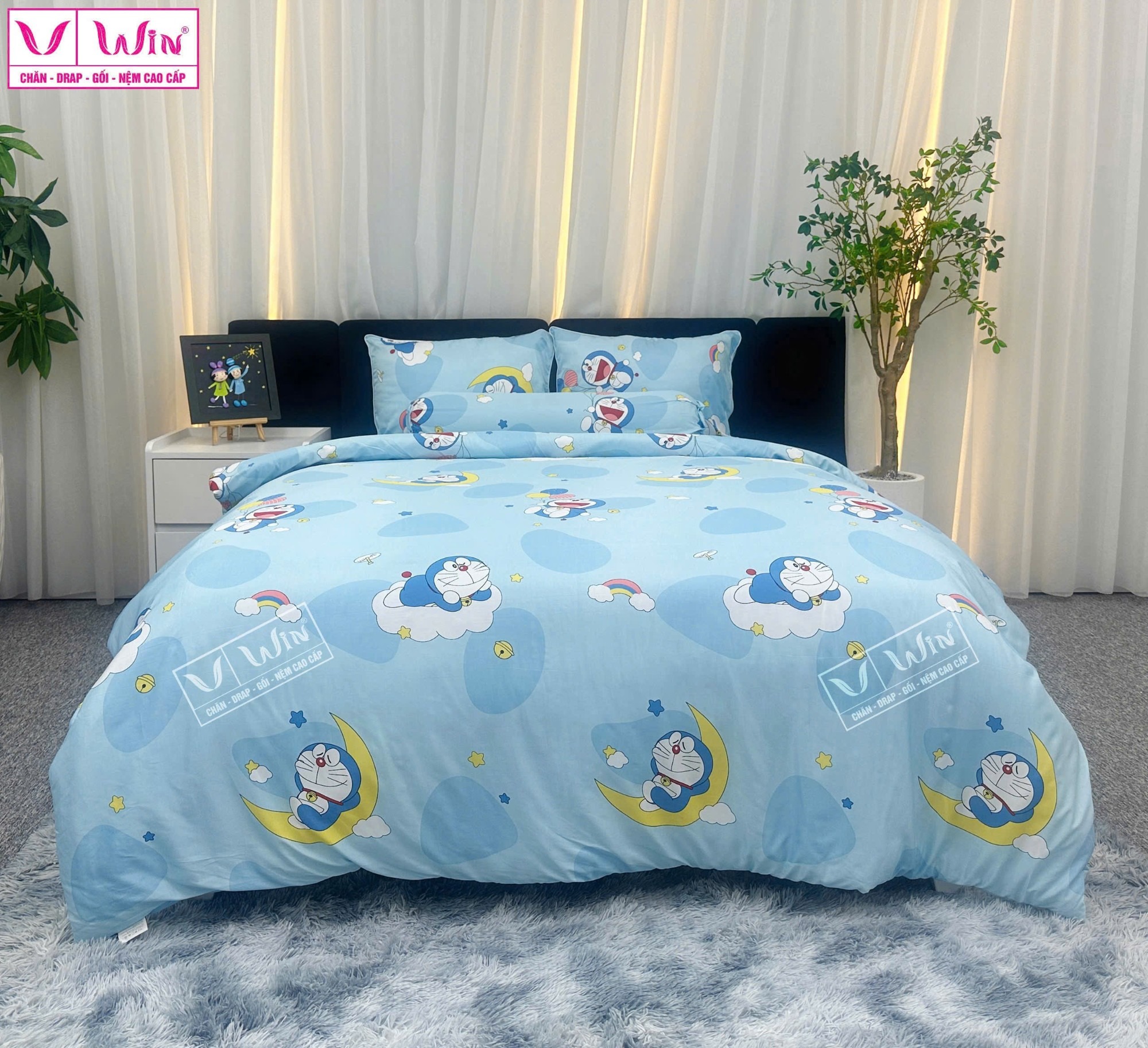 Bộ chăn ga Tencel cao cấp Thắng Lợi MSP814